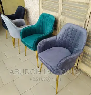 Single Sofa Chair With Gold Legs