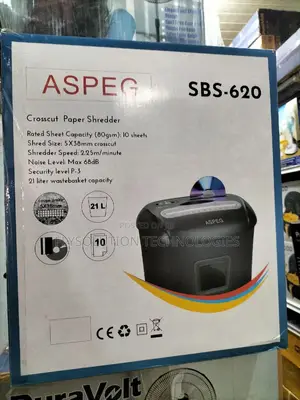 Aspeg SBS 620 Paper Shredder