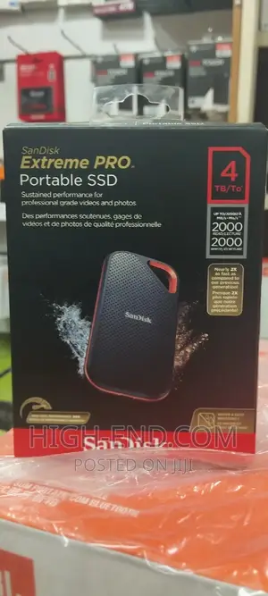 Sandisk Extreme Pro Portable SSD 4tb 2000mbps