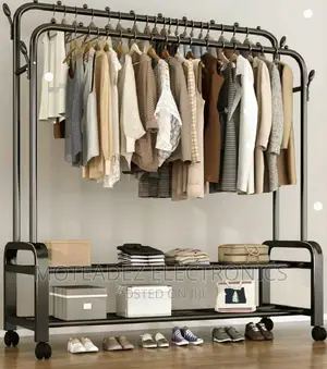 2 Layers Double Pole 48kg Multipurpose Heavy Steel Pipe Hanger/Rack