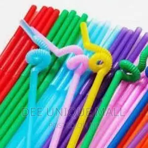 Foldable Smoothie Drinking Straws - 100pcs X 1pk