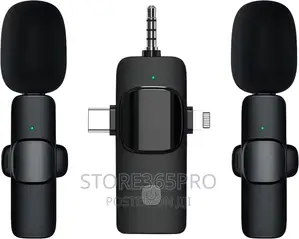 Wireless Clip-on Noise Cancelling Mic Live Audio and Video