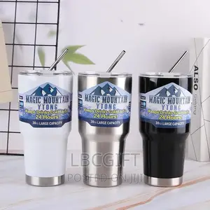 Unique Travel Mug With Straw (Wholesales Only)