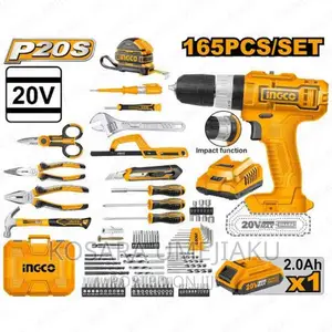 Ingco Impact Drill Tool Set 165pcs
