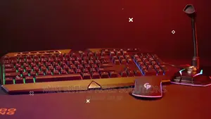 Porodo 5 in 1 Ultimate Gamingkit Keyboard - Stereo Speakers