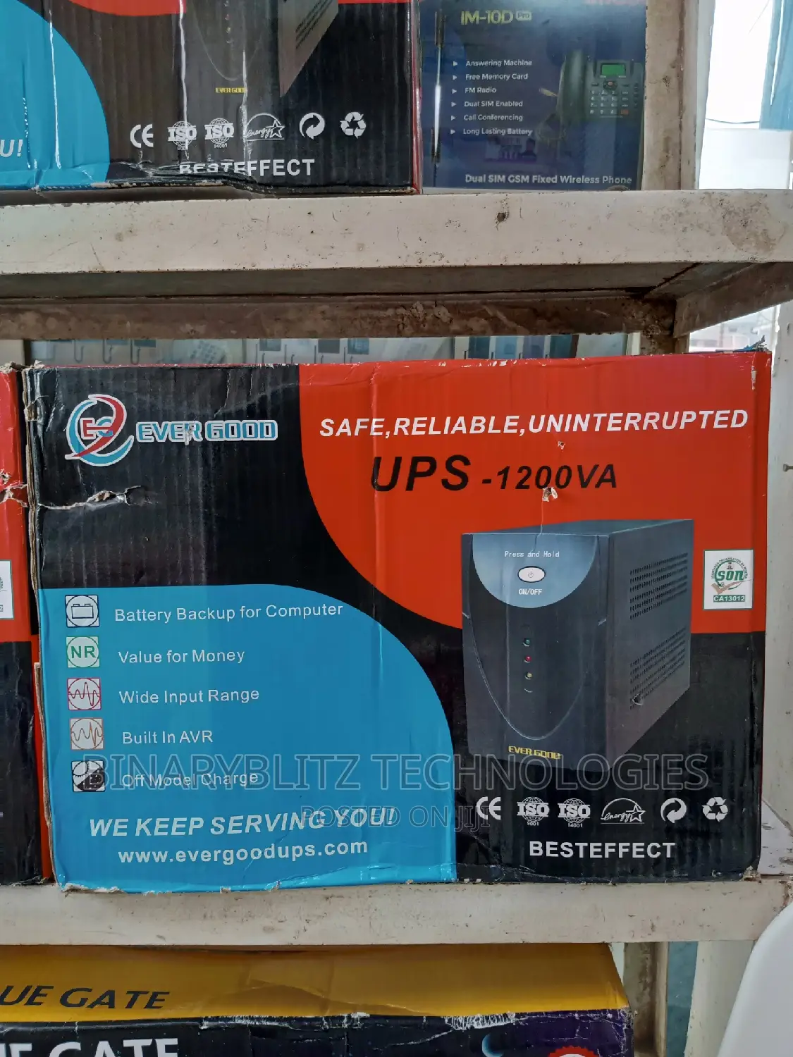 Evergood 1200va Ups - Metal