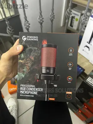Porodo Gaming Professional RGB Condenser Microphone