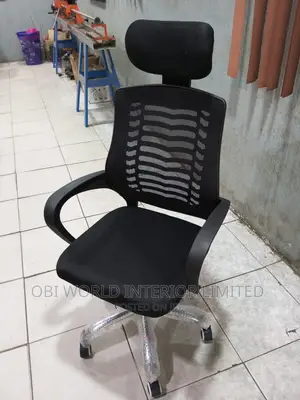 Simple Office Chair With Headrest