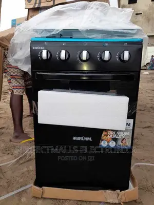 50*50 Bruhm 4 Burner Freestanding Cooker With Oven