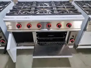 High Quality 6 Burner Gas Cooker With Oven