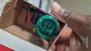 Round Digital Dual Display Voltemeter Ammeter