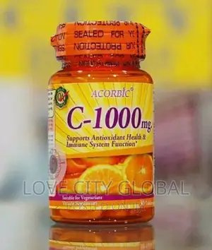 ACORBIC Vitamin C 1000 Mg Mineral Antioxidant 30 Capsules