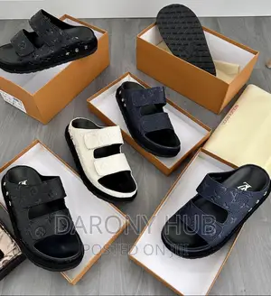 BEST Selling Louis VUITTON Mens Carton Palm_black/Brown
