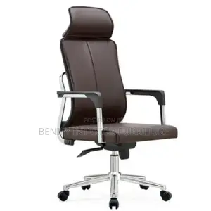 High-Back Executive Office Chair; Ideal for Computer Desk