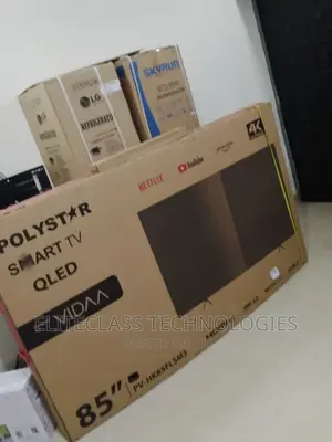 Polystar 85” Smart LED (Ultra HD ) TV With Frameless