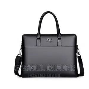 Slim Waterproof Latop Bag - Black
