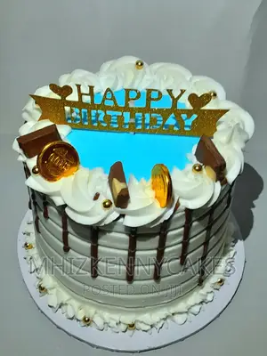 Yummy Cake Butter Icing Frosting and Chocolate Ganache