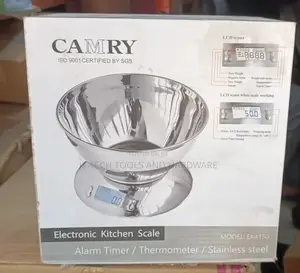Camry Electronic Kitchen Scale -stainless 5kg