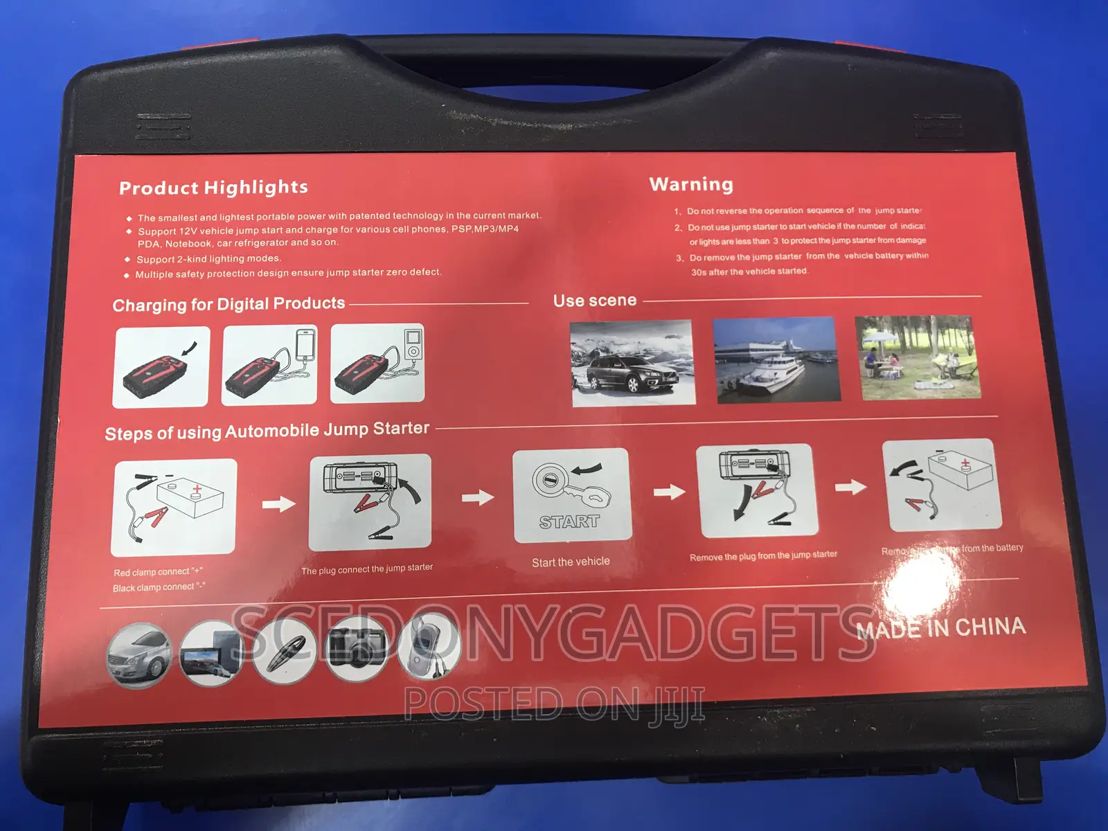 HIGHT-POWER Multi-Function Jump Starter