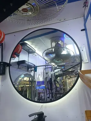 70x70cm Framed LED Light Mirror With Bluetooth Speaker