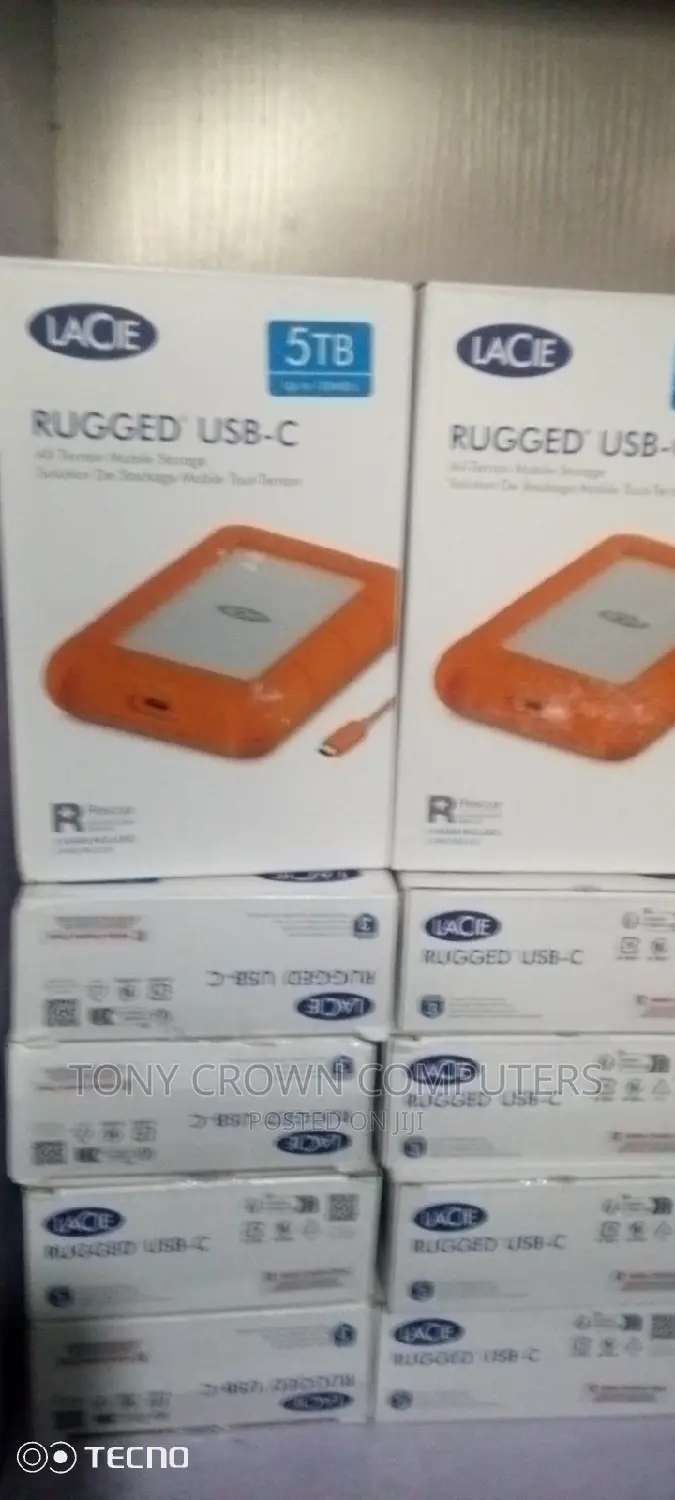 5tb Lacie External Hard Drive Type C