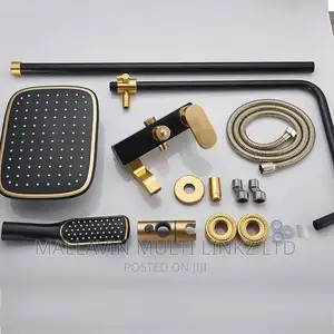 Black Gold Bathroom Shower Mixers