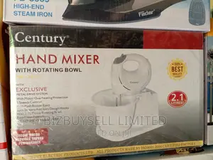 Electric Hand Mixer With Rotating Bowl.