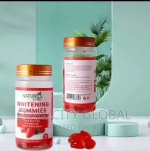 Nature's Cure Anti-Aging Skin Whitening Gummies Strawberry