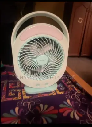 Kamisafe Rechargeable Table Fan With Led Light