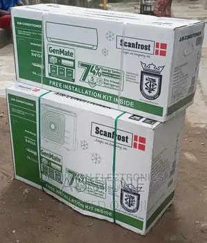 Brand New Scanfrost 1hp Split Unit Air Condition>>100% Coper