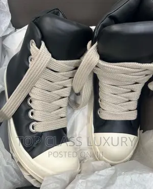 Original Rick Owens Fw23 Luxor Jumbo Lace Padded High*
