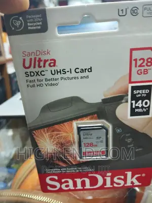 Sandisk Ultra SDHC Card 128gb 140mbps