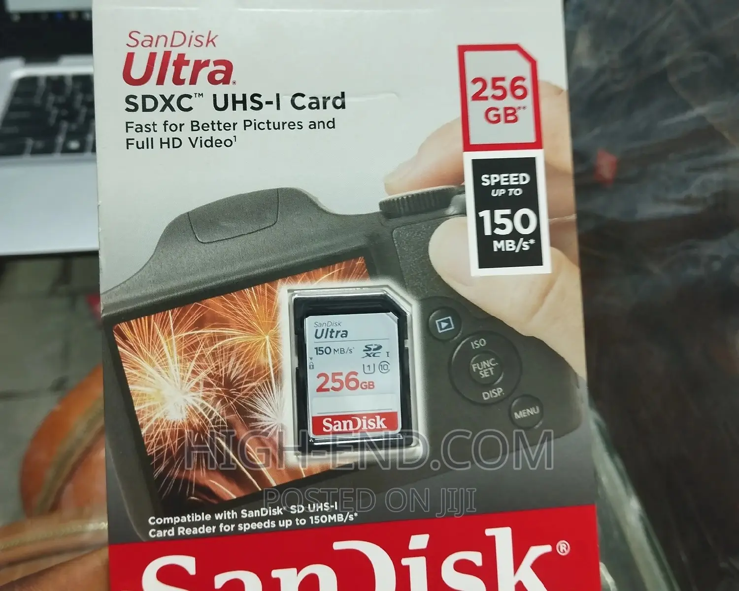 Sandisk Ultra SDXC Card 256gb 150mbps