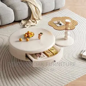2 in 1 Luxury Centre Table With Storage Cabinet