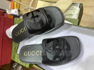 Original Italian Leather Gucci Slipers