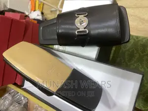 Original Italian Leather Versace Slip