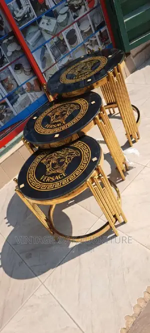 3 in 1 Extandable Glass Sides Stool