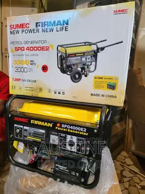 Brand New Sumec Firman(Spg4000e2)3.5kva Generator>>Copper>>
