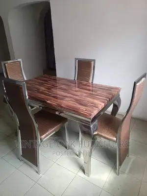 4 Seaters Animal Leg Marble Dining Table