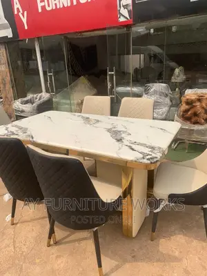 Pure Marble Top 6 Man Dinning