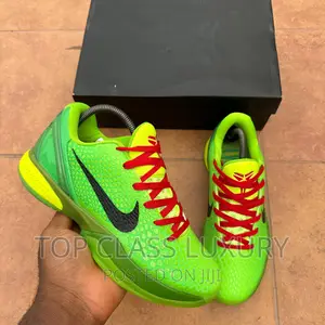 Original Kobe 6 Proto Grinch Men Women Sneakers *