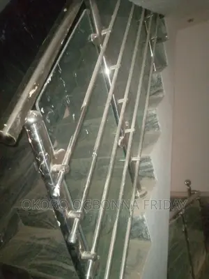 Stainless Handrail and Glass