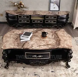 New Royal Marble Top TV Stand and Table