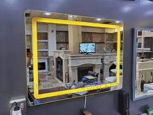 Long Mirror With LED Lights