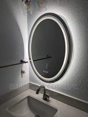 Oval Luxury Mirror With Lights