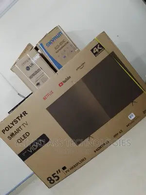 Brand New Polystar 85” Smart LED Ultra HD TV With Netflix