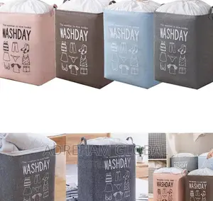 High Quality Foldable Laundry Basket Storage Box Organiser