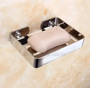 Chrome Heavy Duty Bathroom Shower Soap Dish Holder