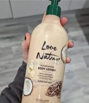 Love Nature Organic Cacao Butter and Coconut Oil