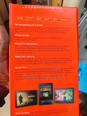 New Amazon Fire HD 8 Plus (2020) 64 GB Black